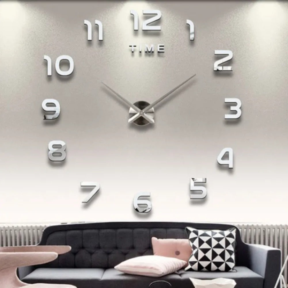 2023 Modern 3D Wall Clock for Stylish Living Room Decor.