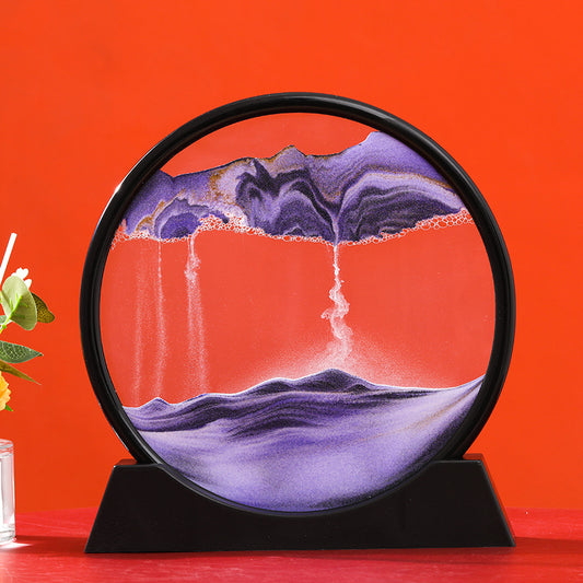 3D Moving Sand Art Picture. Mesmerizing decor, perfect gift.