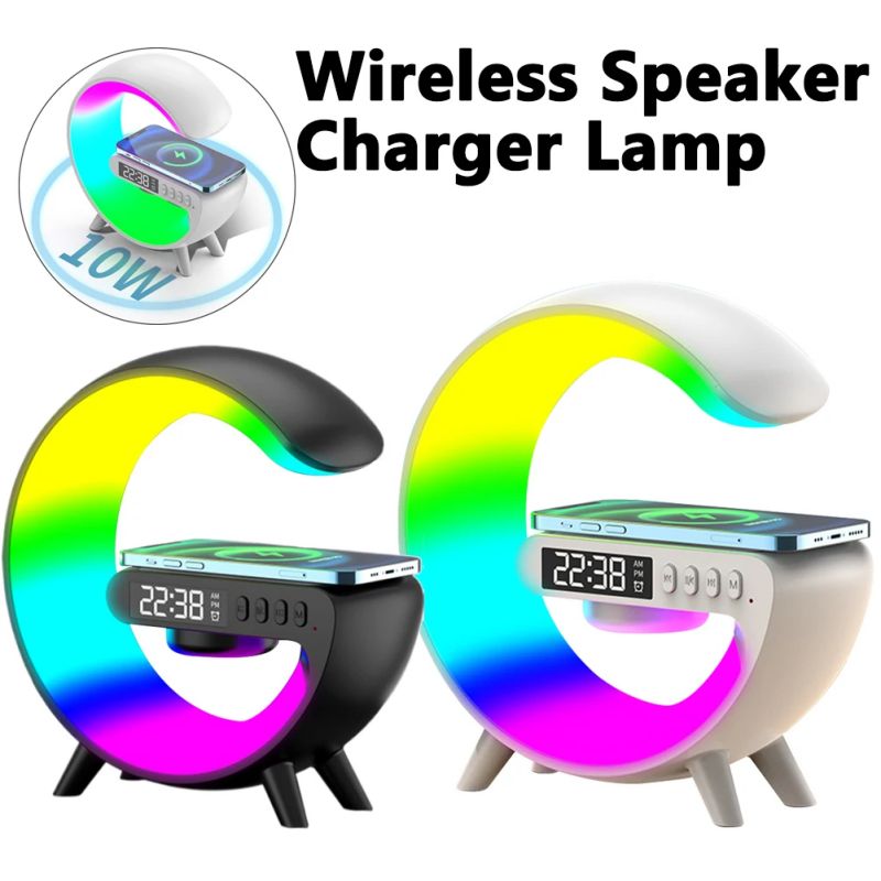 15W Wireless Charger with Speaker, Light, Radio, Noise.