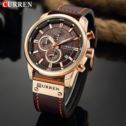 Introducing the CURREN Men's Sports Watch: stylish, functional, essential