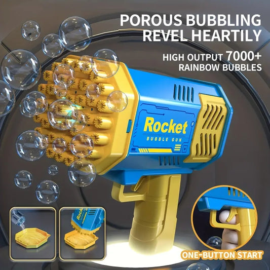 Battery-free outdoor bubble machine, no bubble water.