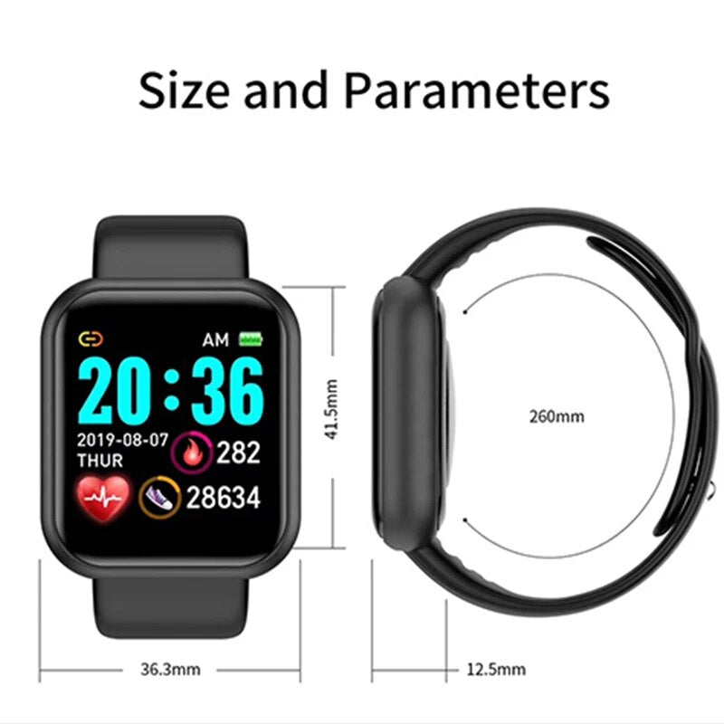 Introducing the Smartwatch D20: Colorful screen, smart monitoring